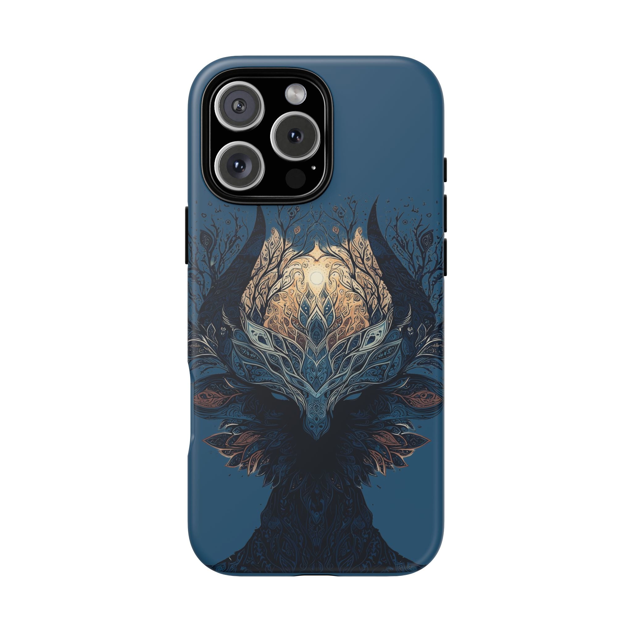 Mystic Tree Spirit Phone Case — Enchanted Forest Illustration Tough Case