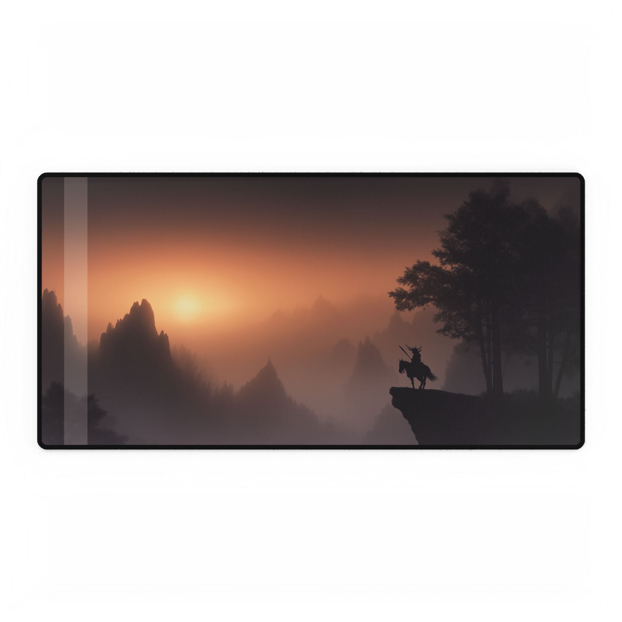 Adventure Wilderness Desk Mat — Lone Rider Scenic Desk Pad