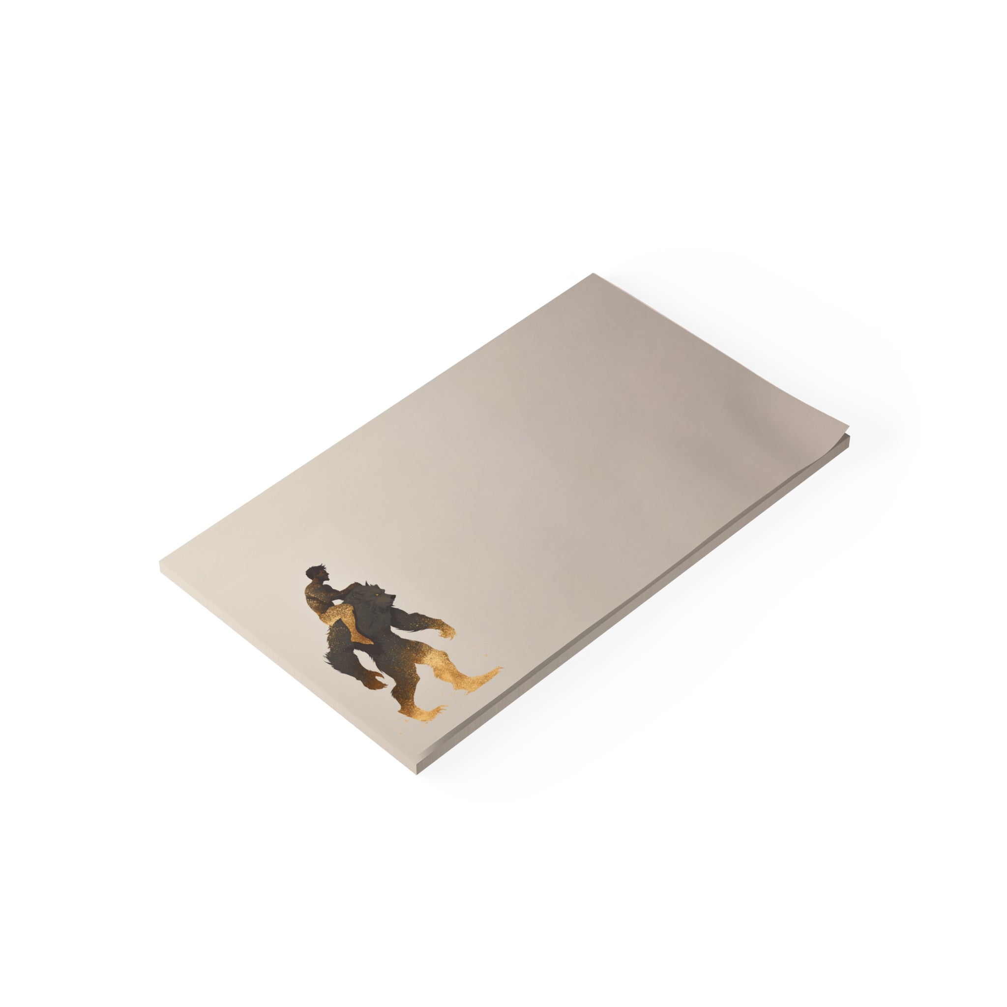 Ben and Scruffy illustration Post-it note pad