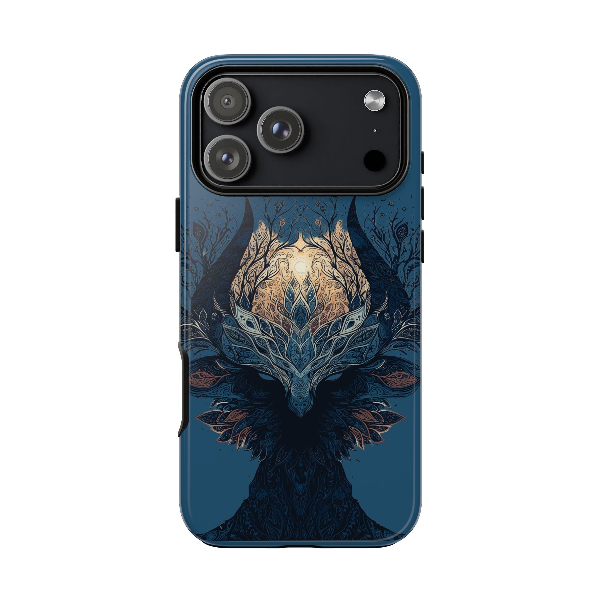Mystic Tree Spirit Phone Case — Enchanted Forest Illustration Tough Case