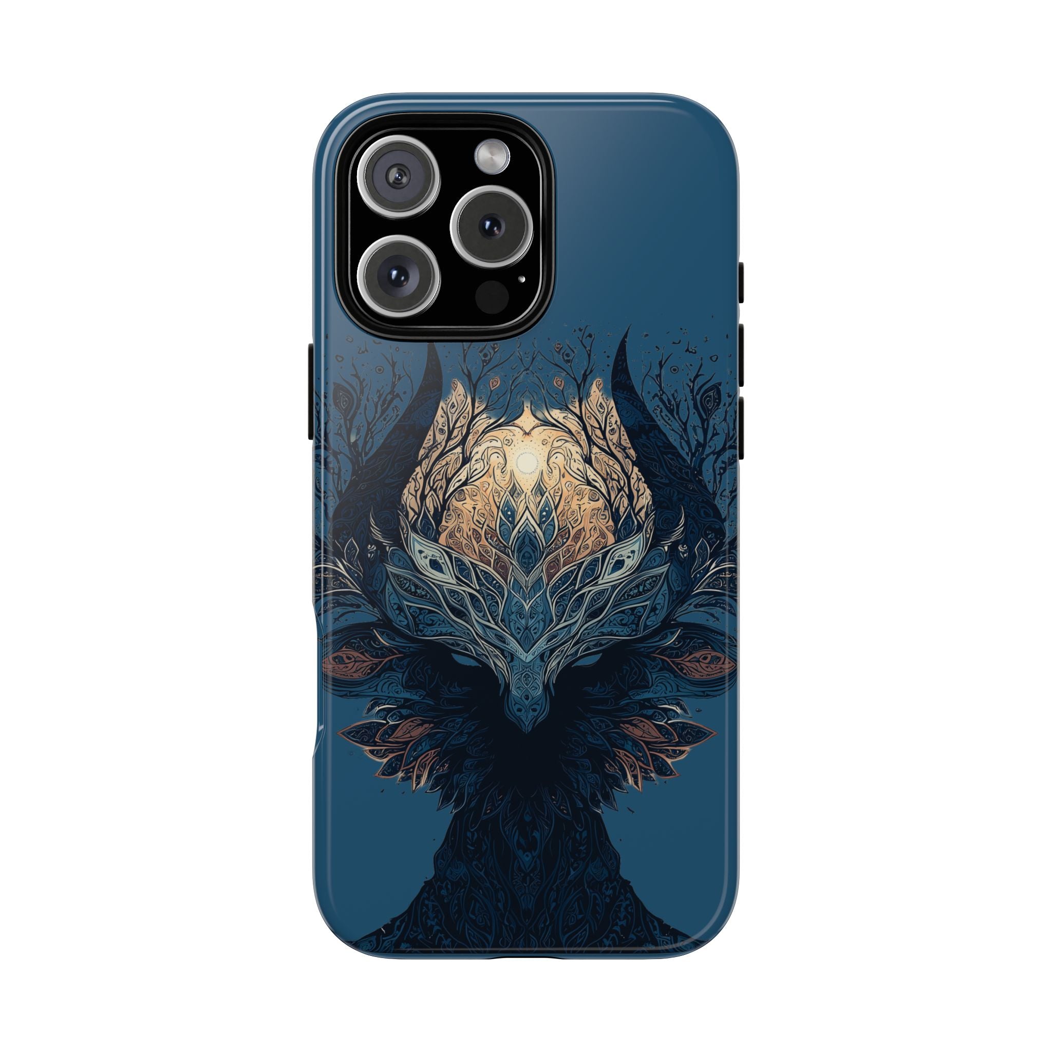 Mystic Tree Spirit Phone Case — Enchanted Forest Illustration Tough Case