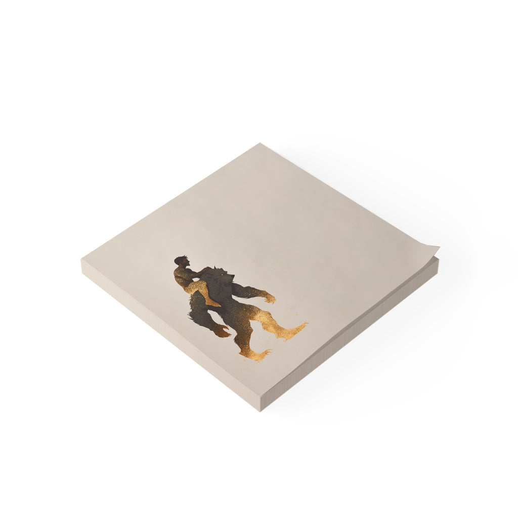 Ben and Scruffy illustration Post-it note pad