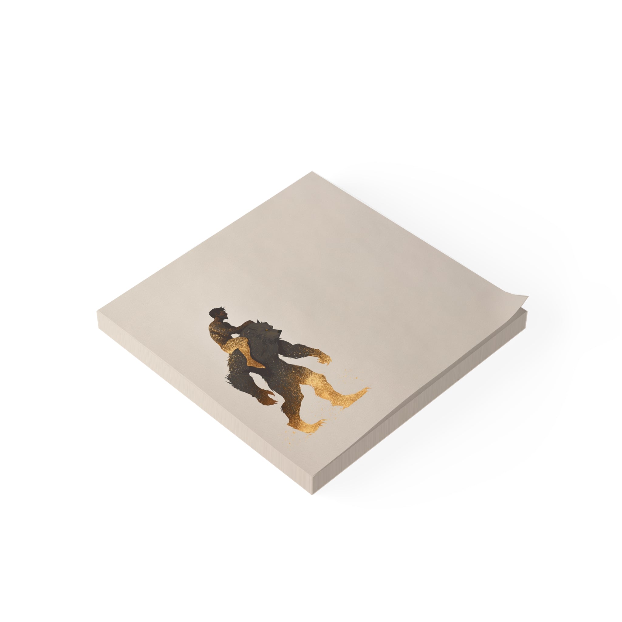 Ben and Scruffy illustration Post-it note pad