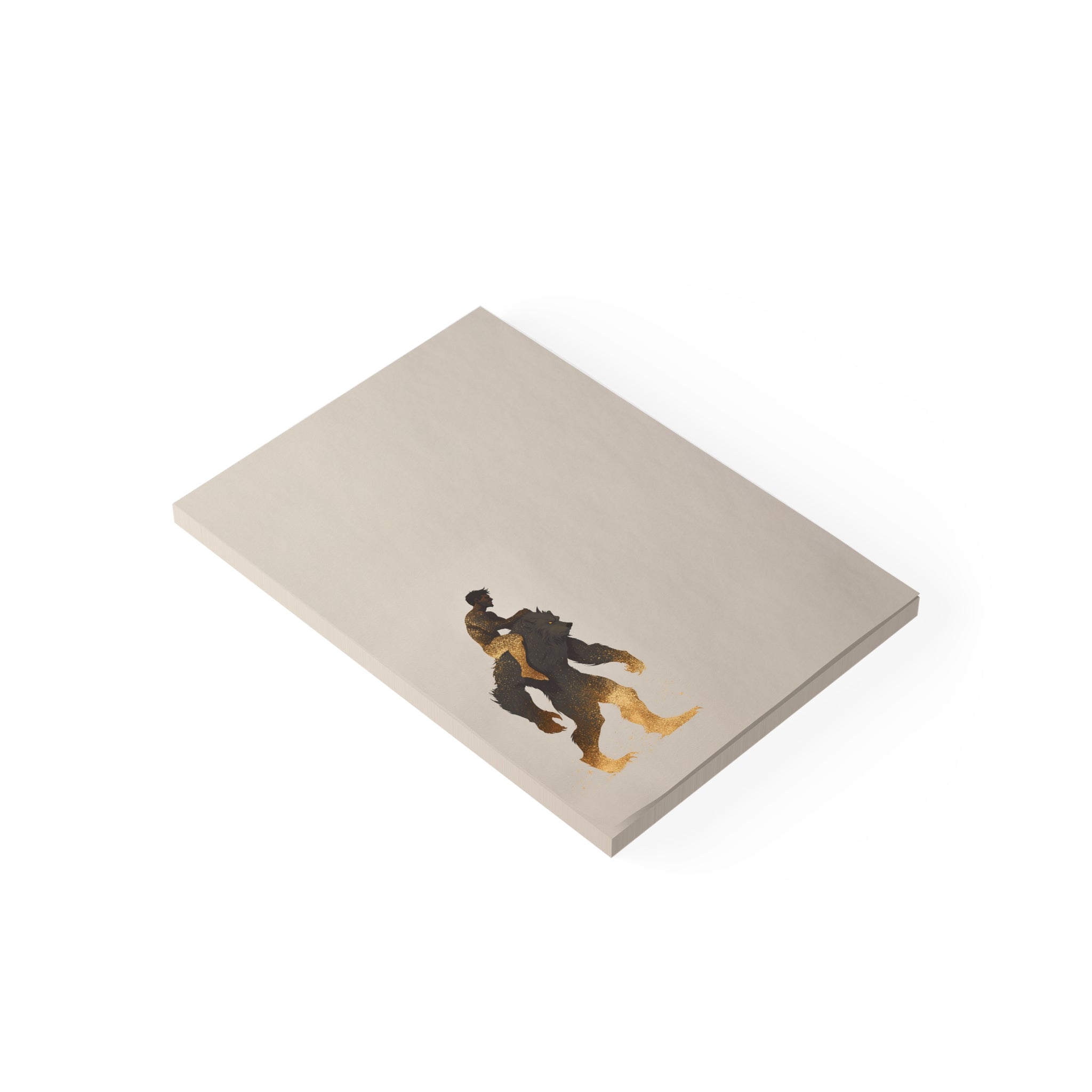 Ben and Scruffy illustration Post-it note pad