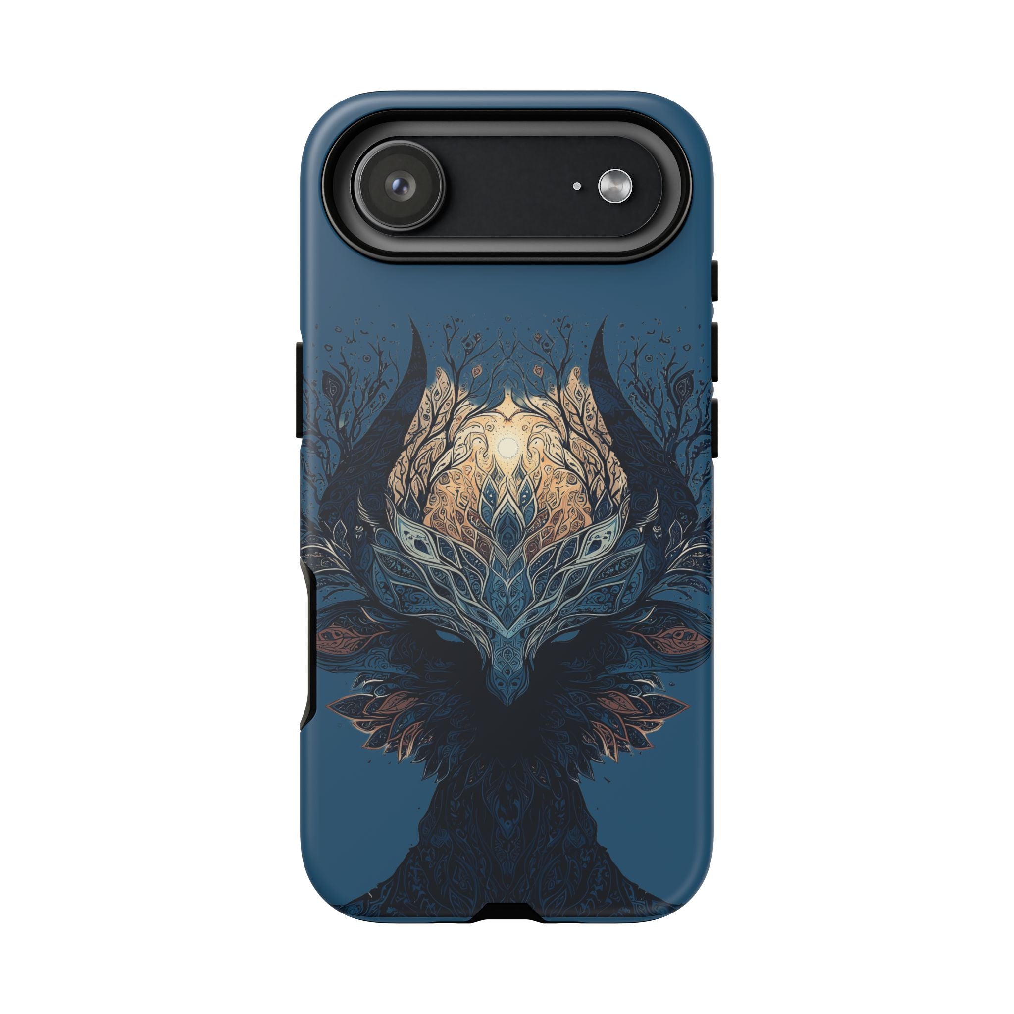 Mystic Tree Spirit Phone Case — Enchanted Forest Illustration Tough Case