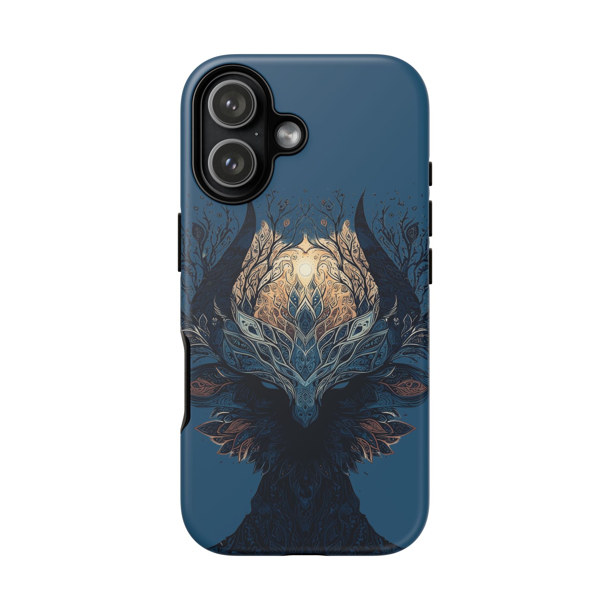 Mystic Tree Spirit Phone Case — Enchanted Forest Illustration Tough Case