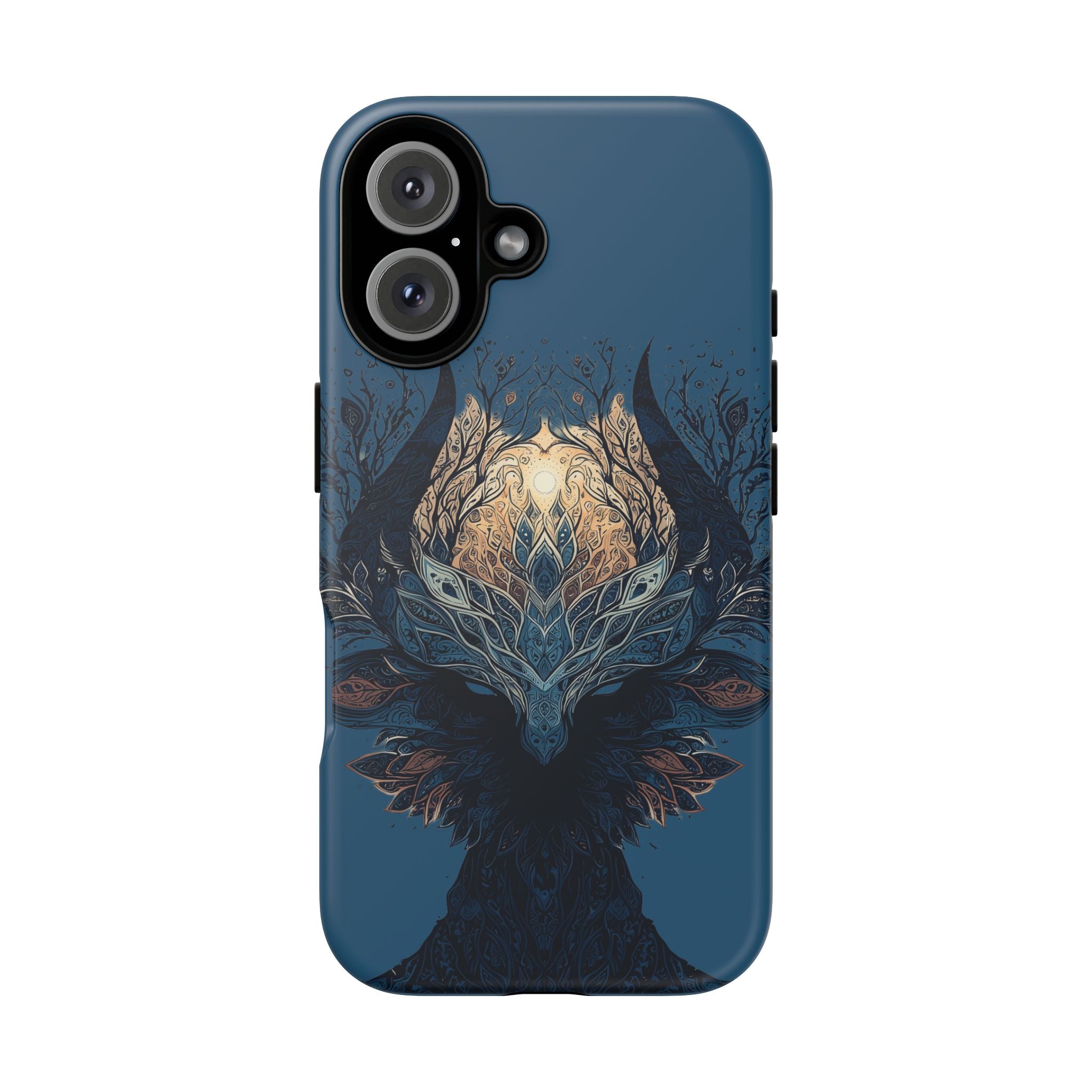 Mystic Tree Spirit Phone Case — Enchanted Forest Illustration Tough Case