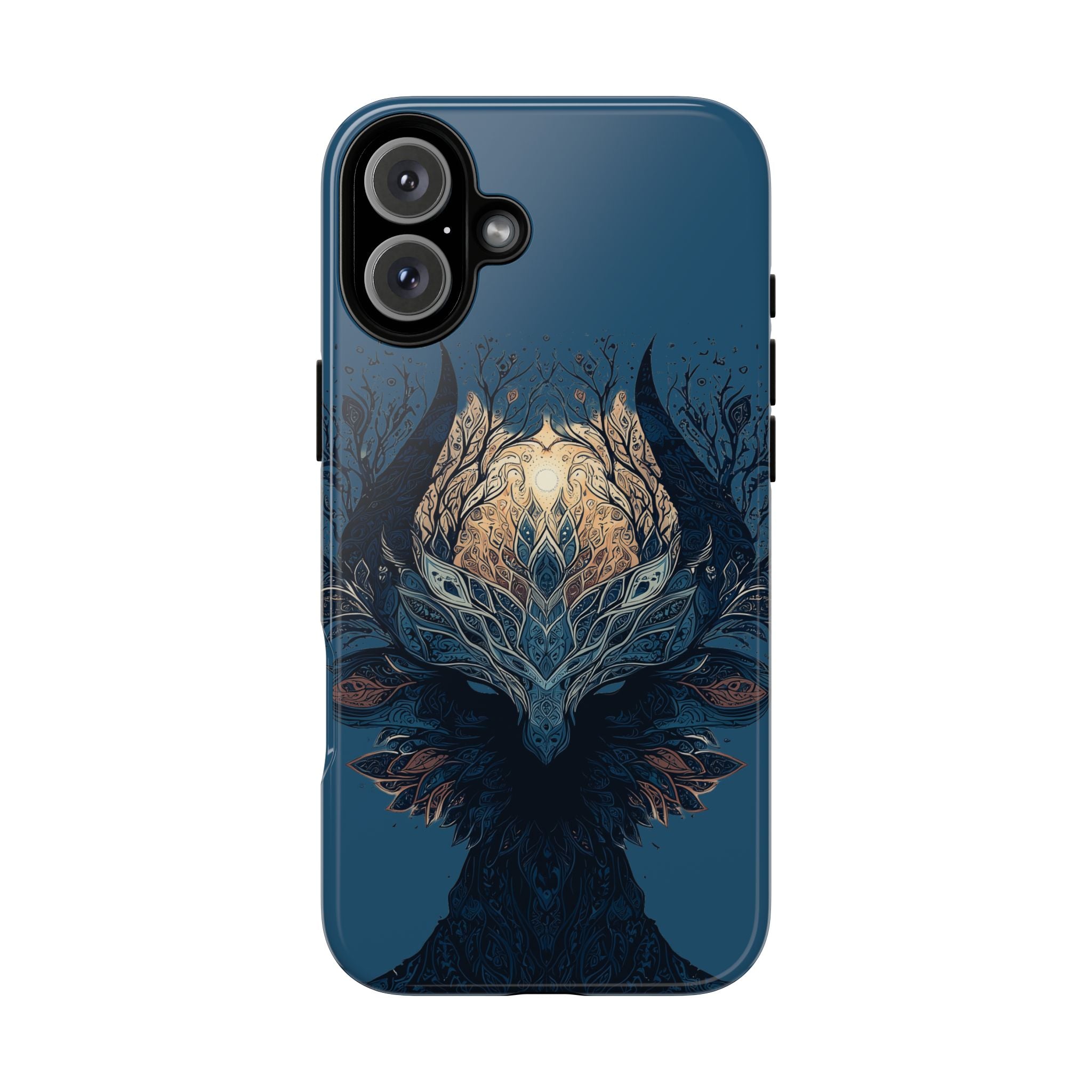 Mystic Tree Spirit Phone Case — Enchanted Forest Illustration Tough Case