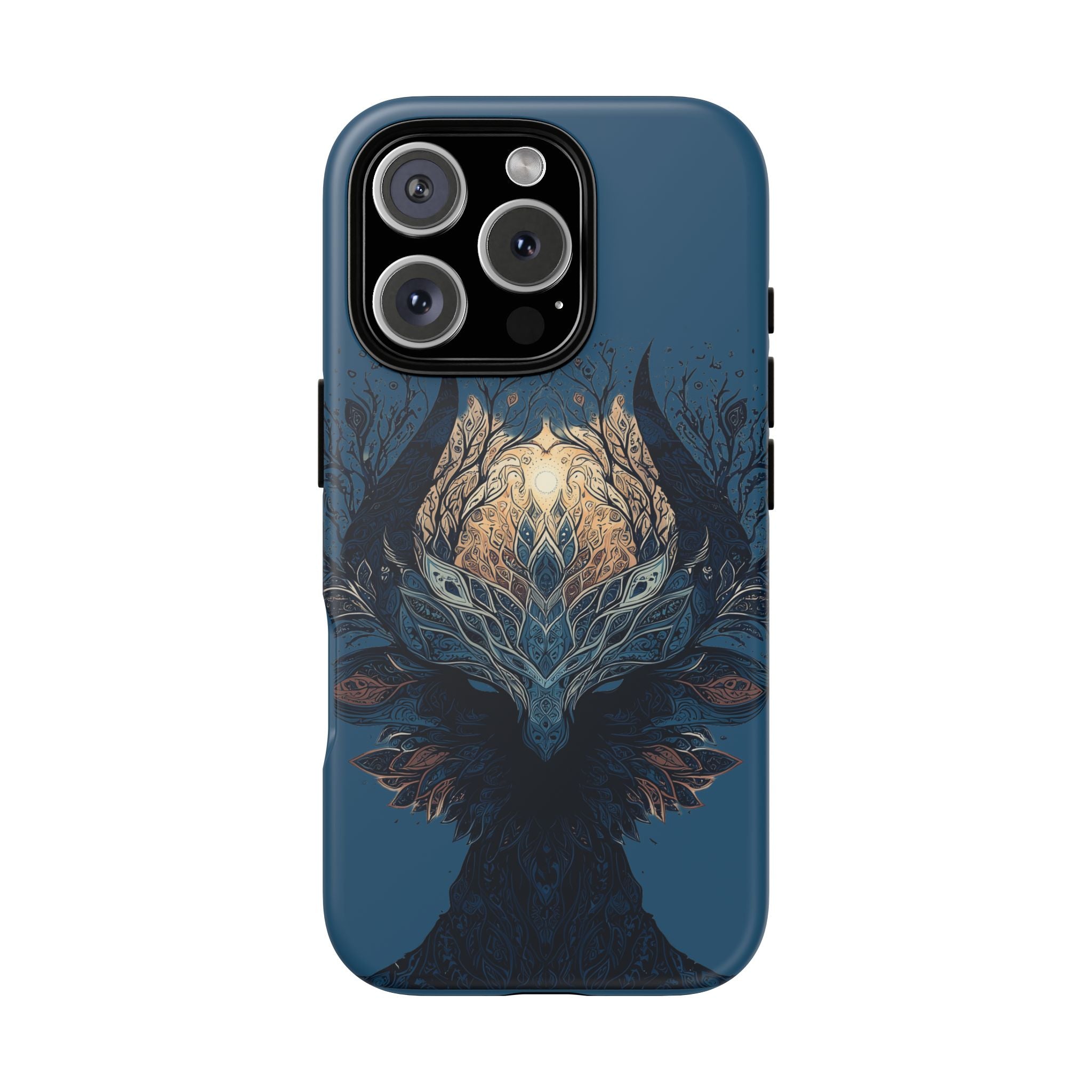 Mystic Tree Spirit Phone Case — Enchanted Forest Illustration Tough Case