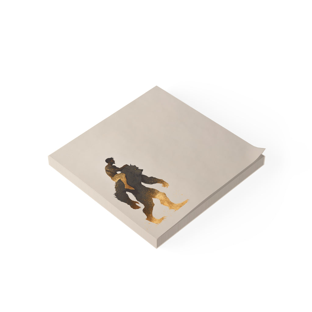 Ben and Scruffy illustration Post-it note pad