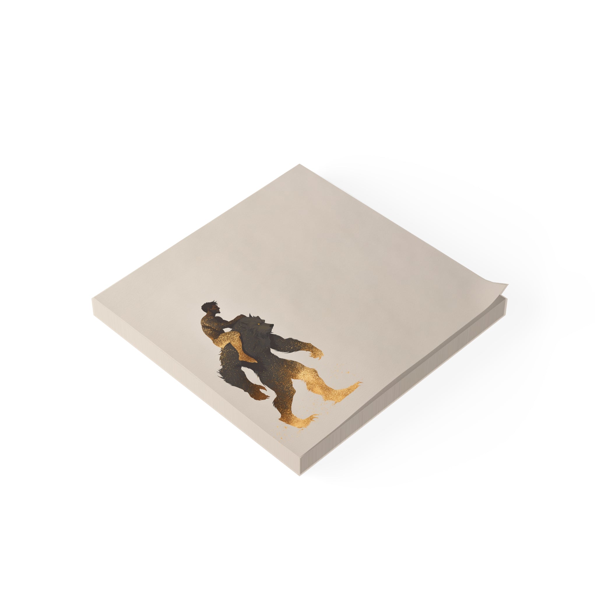 Ben and Scruffy illustration Post-it note pad