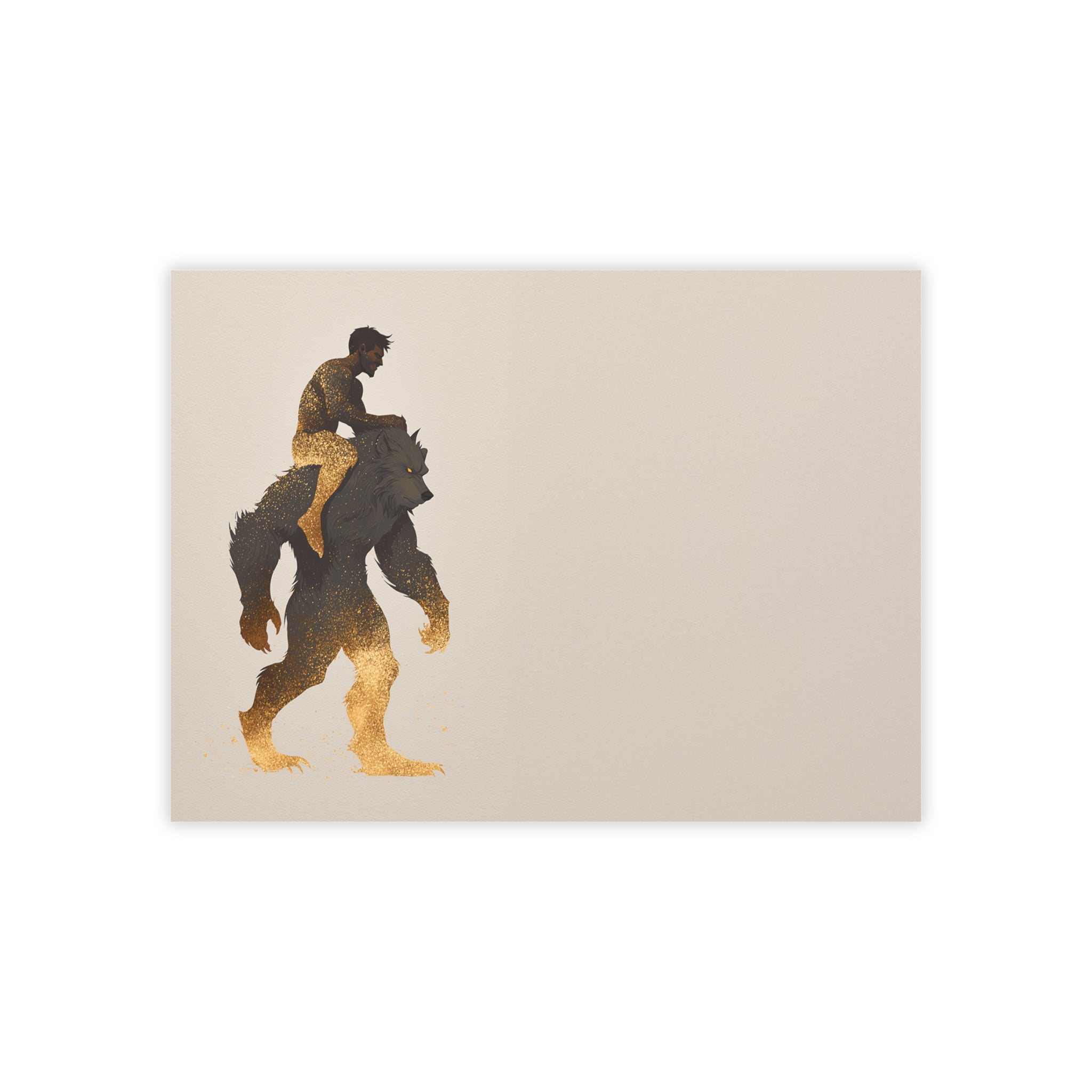 Ben and Scruffy illustration Post-it note pad