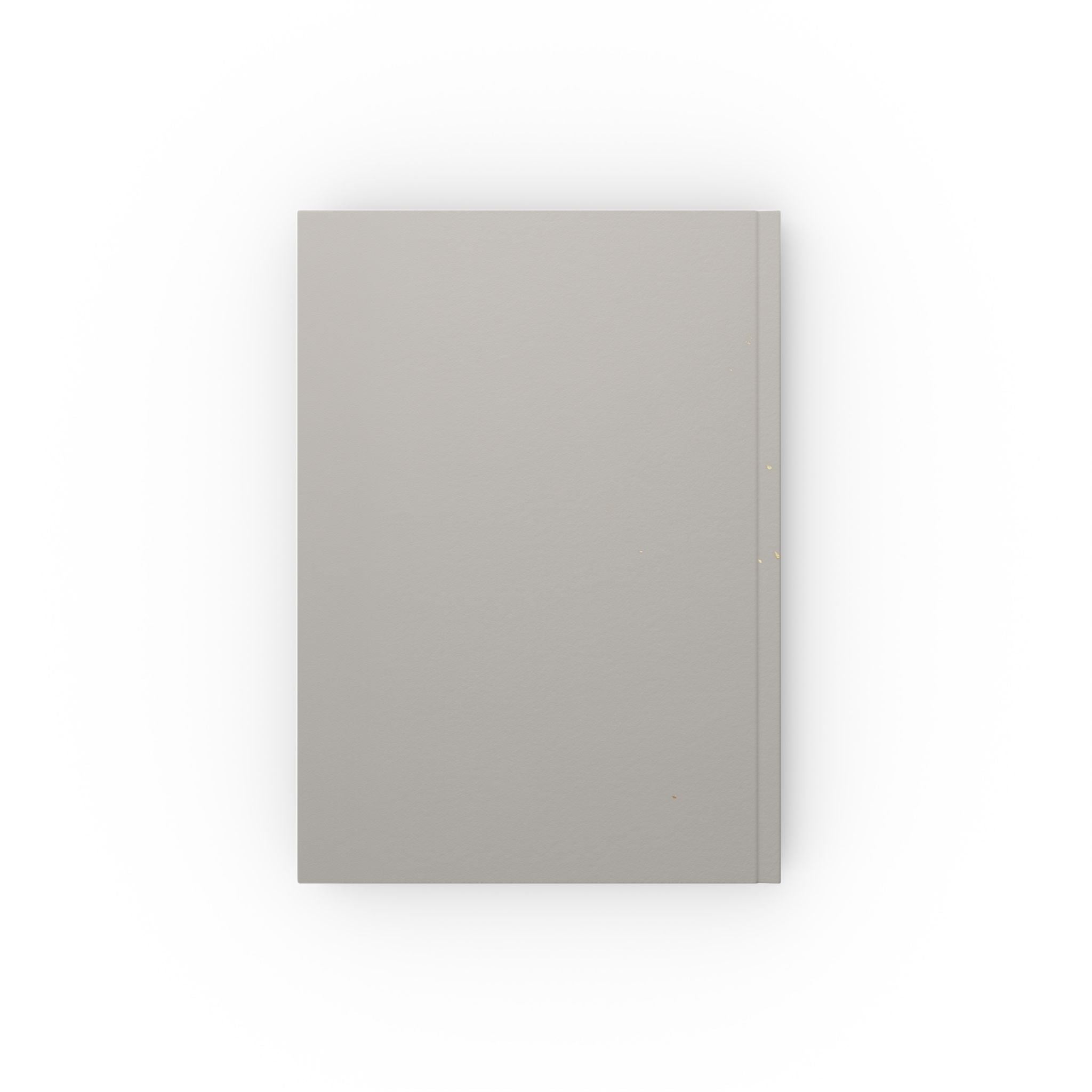 Stag Silhouette Hardback Journal — Gold Antler Art Notebook for Nature Lovers