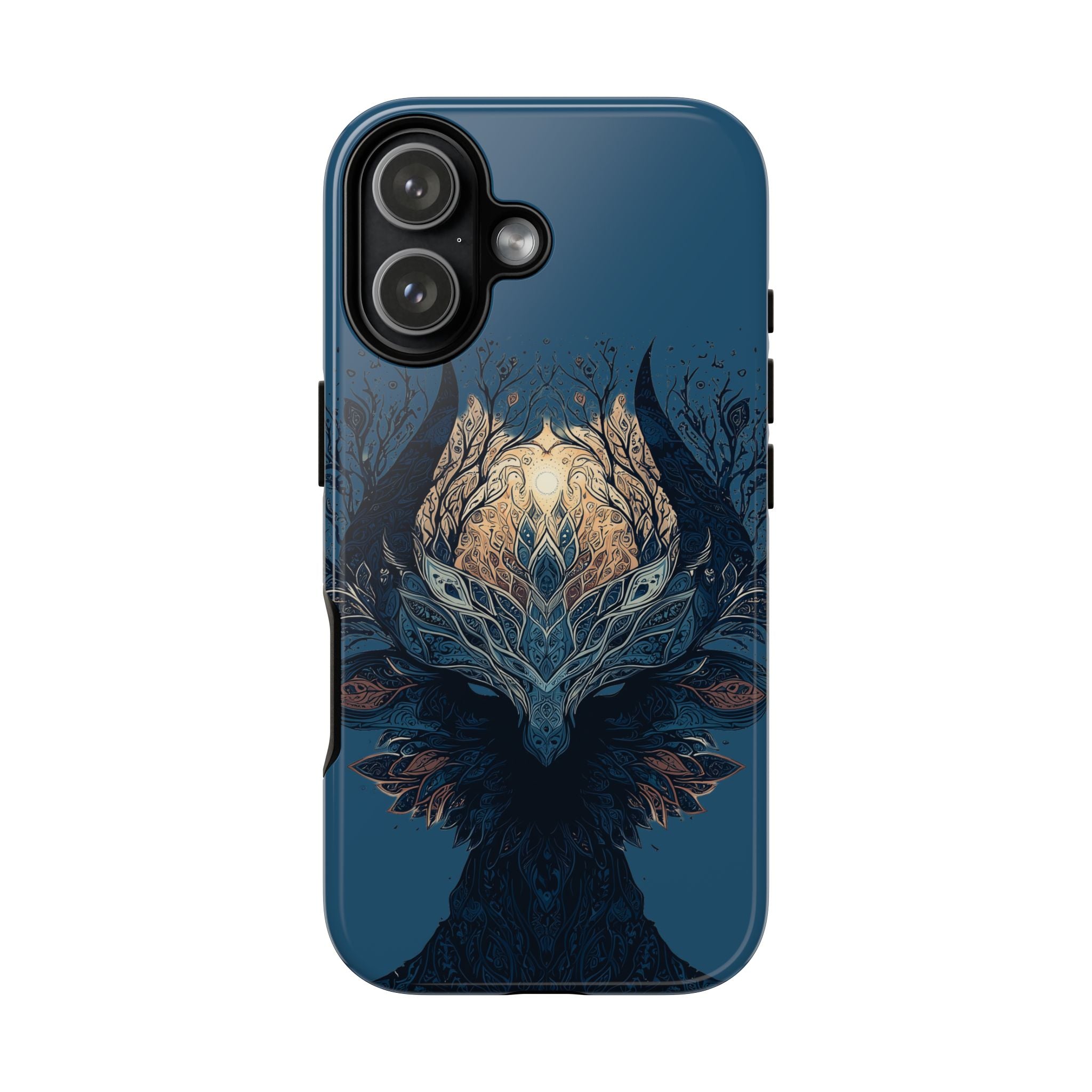 Mystic Tree Spirit Phone Case — Enchanted Forest Illustration Tough Case